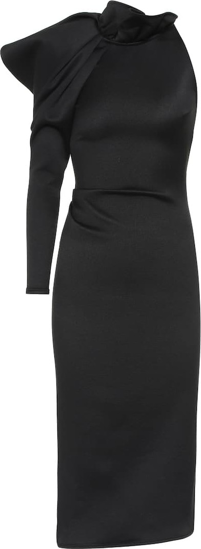 Maticevski Plumeria cotton-blend midi dress