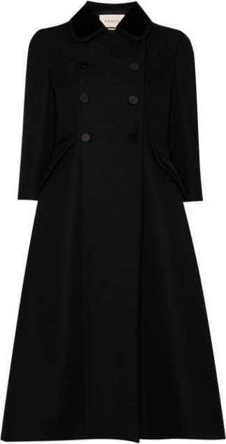Gucci - Double-breasted A-line coat