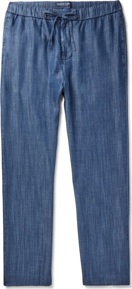 Frescobol Carioca Sandro Tapered Tencel Drawstring Trousers