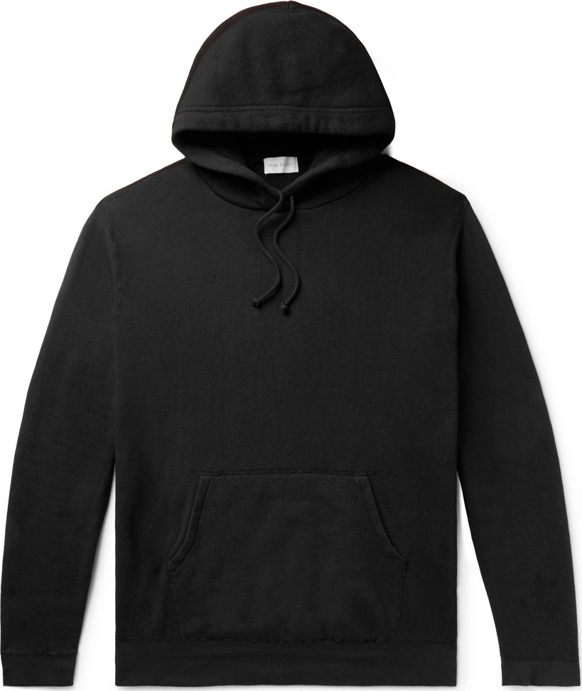John Elliott Fleece-Back Cotton-Blend Jersey Hoodie