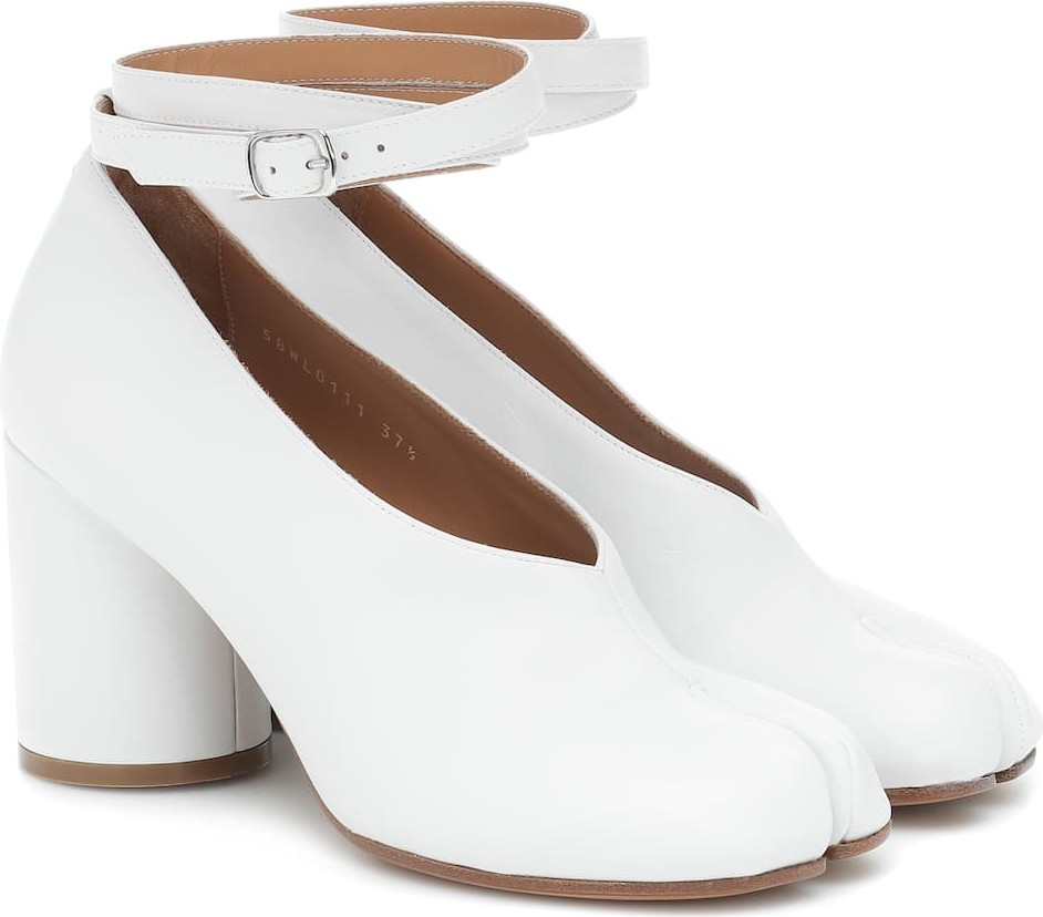 Maison Margiela Tabi leather pumps
