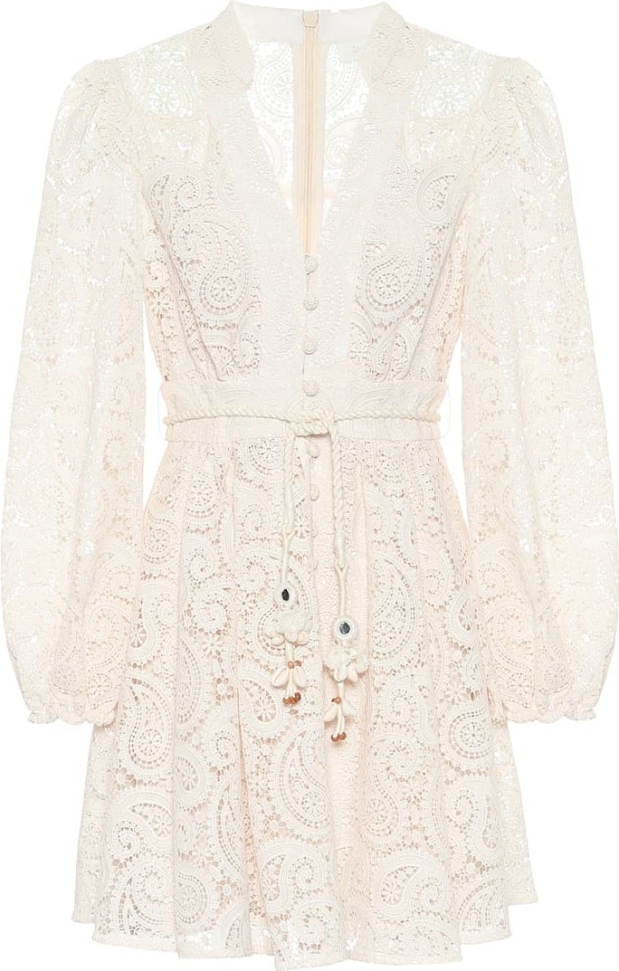 Zimmermann Exclusive to Mytheresa – Broderie-anglaise minidress