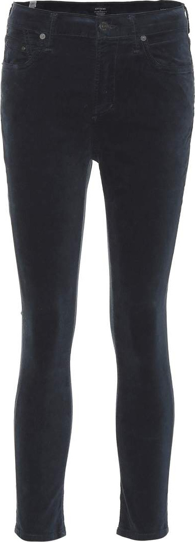 Citizens Of Humanity Rocket Crop velvet jeans