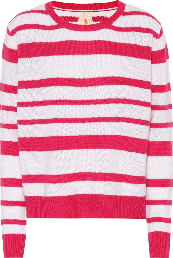 Jardin des Orangers Striped cashmere sweater