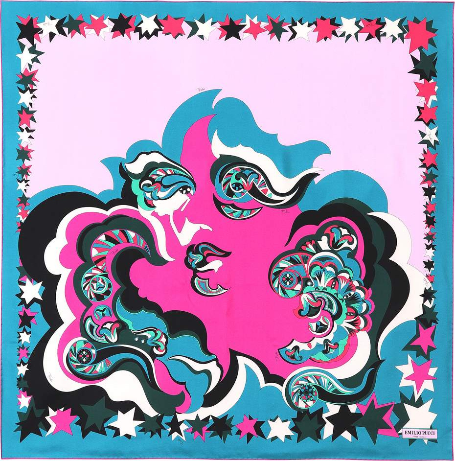 Emilio Pucci Printed silk scarf