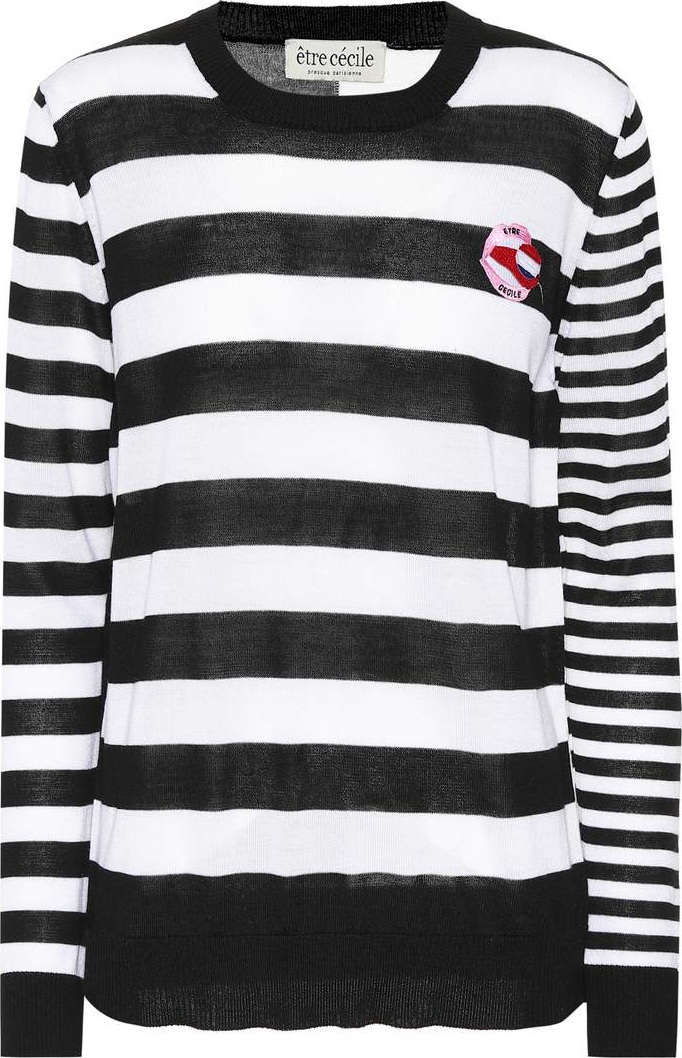 Etre Cecile Boyfriend striped wool sweater