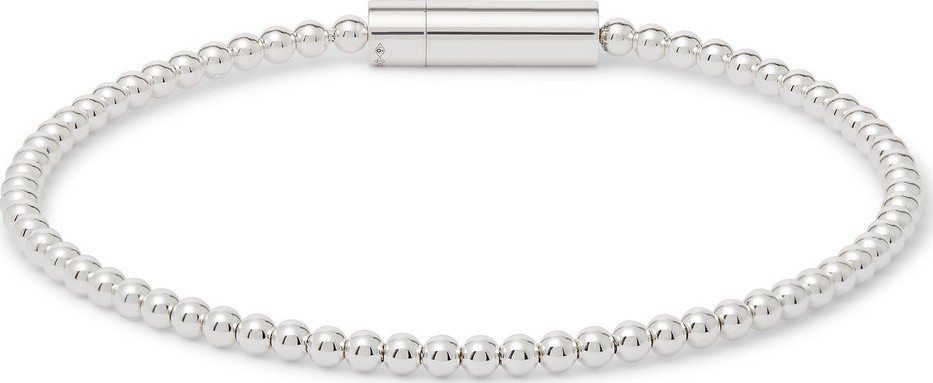 Le Gramme Le 11 Beaded Polished Sterling Silver Bracelet