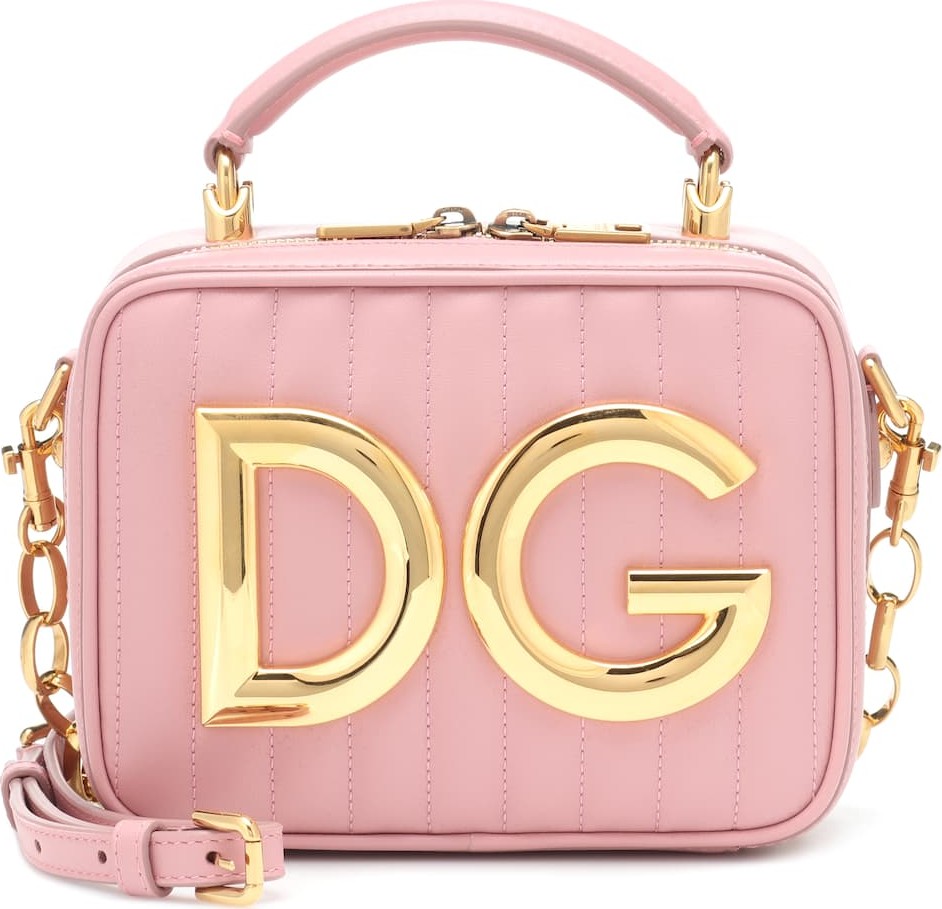 Dolce & Gabbana DG Girls Mini leather shoulder bag
