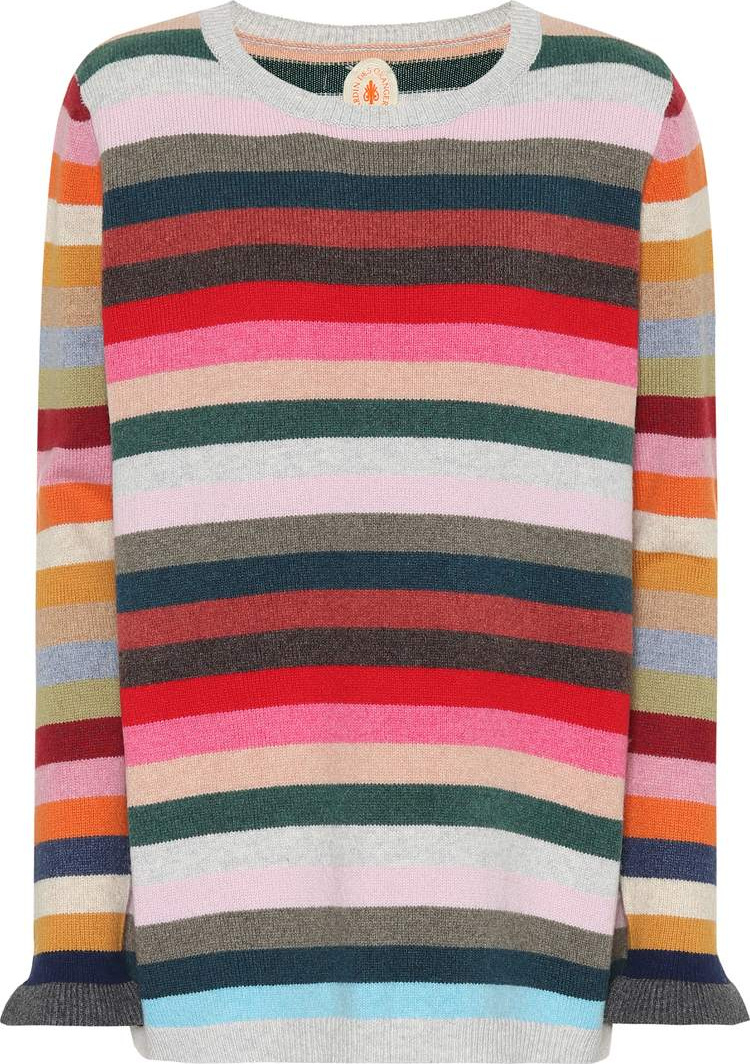 Jardin des Orangers Striped wool-blend sweater