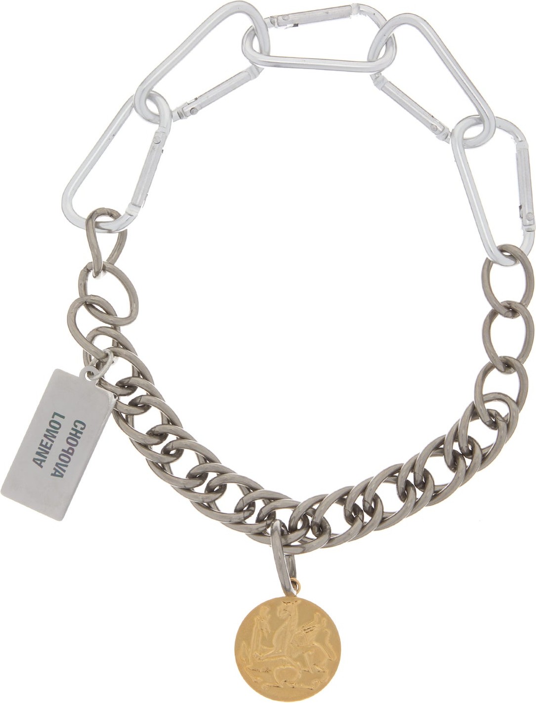 Chopova Lowena Vintage-medallion chain necklace