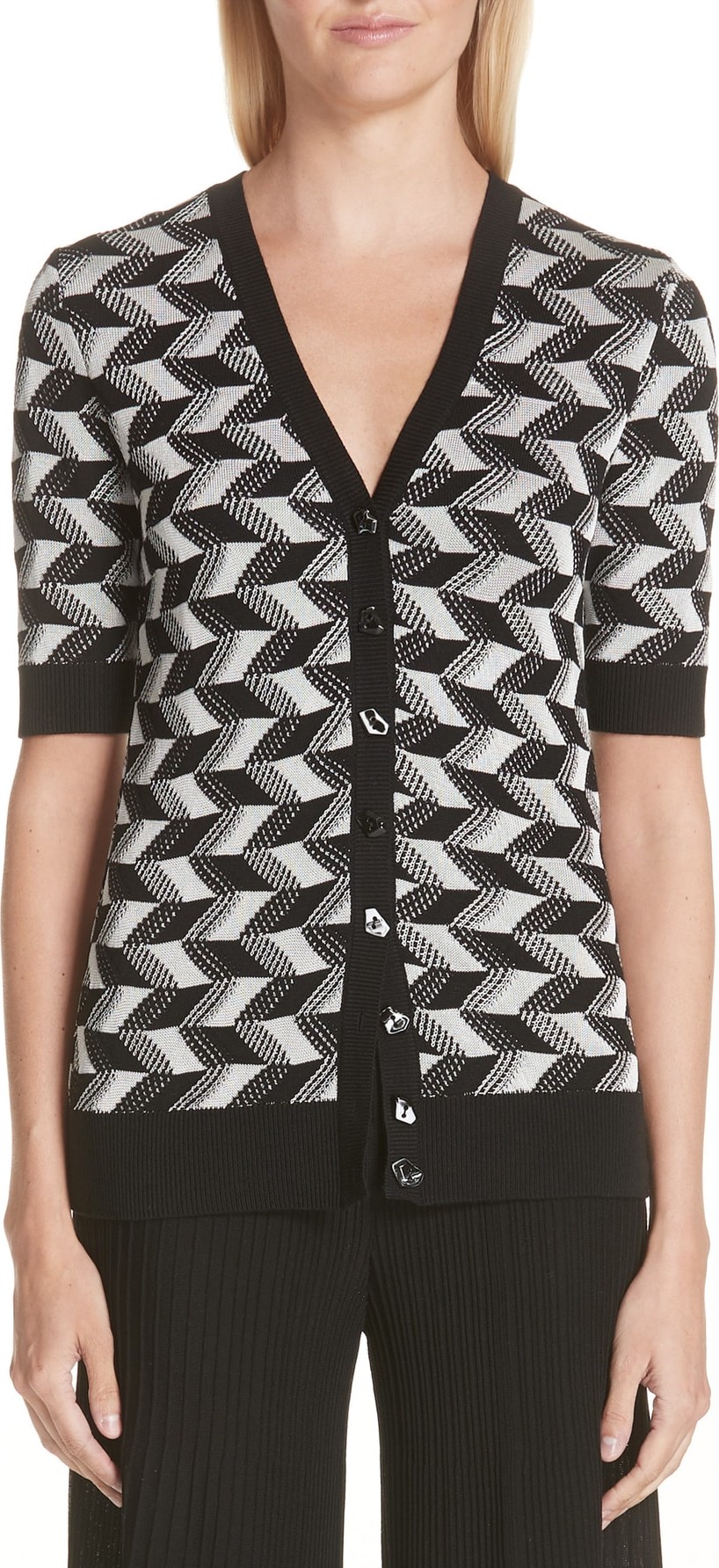 Missoni Geometric Knit Cardigan