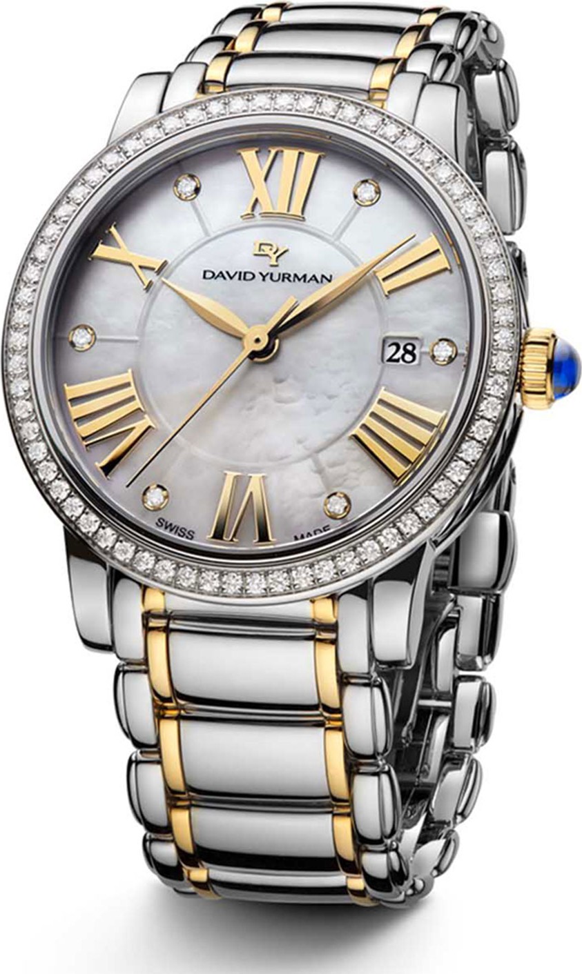 David Yurman The Classic® Timepiece, Steel & 18k Gold, 38mm