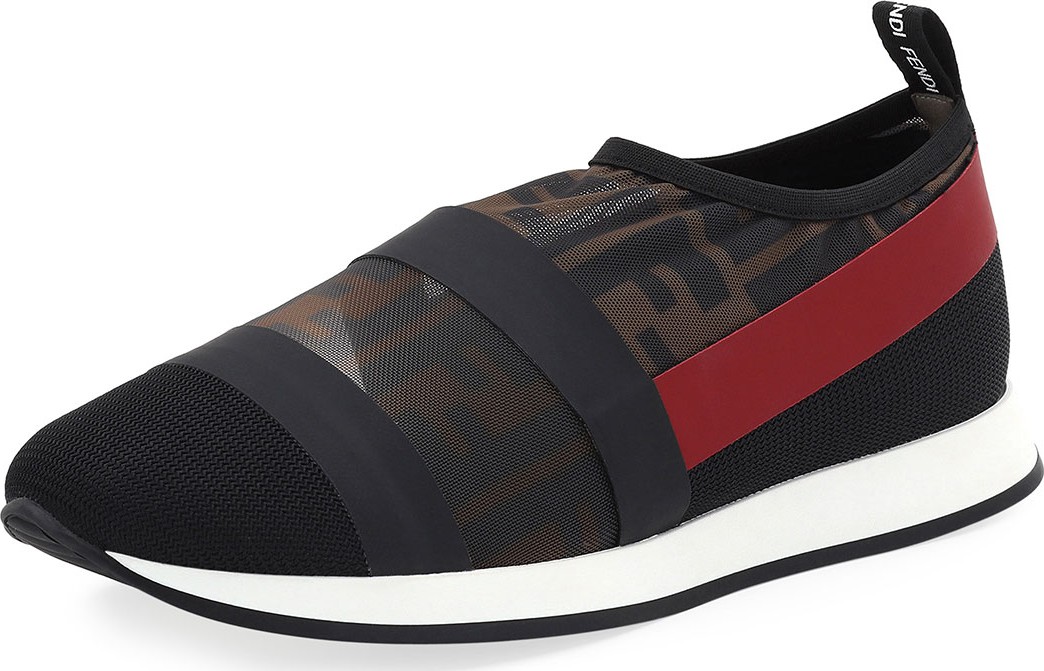 Fendi Runway Mesh FF Trainer Sneakers