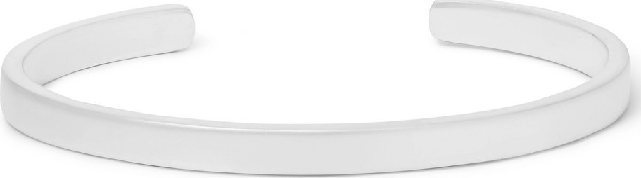 Miansai Singular Brushed Sterling Silver Cuff