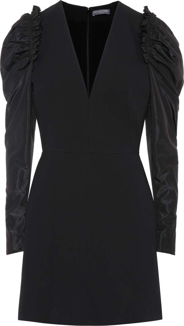 Alexander McQueen Crêpe minidress