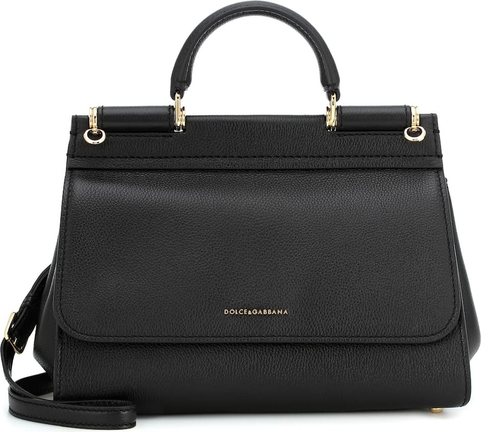 Dolce & Gabbana Sicily Small leather shoulder bag