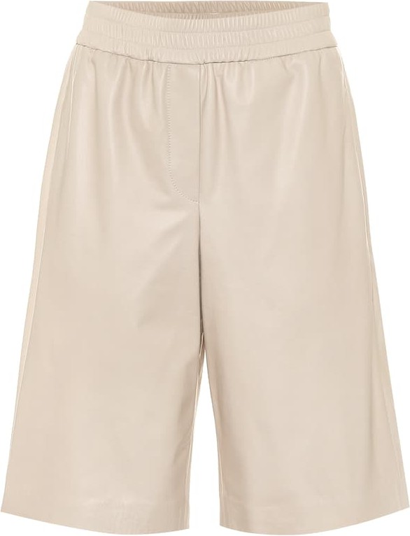 Brunello Cucinelli Leather Bermuda shorts