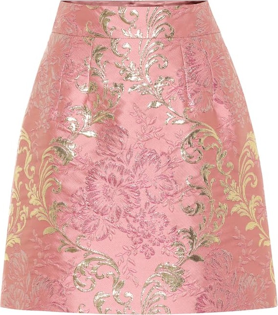 Dolce & Gabbana Brocade lamé miniskirt