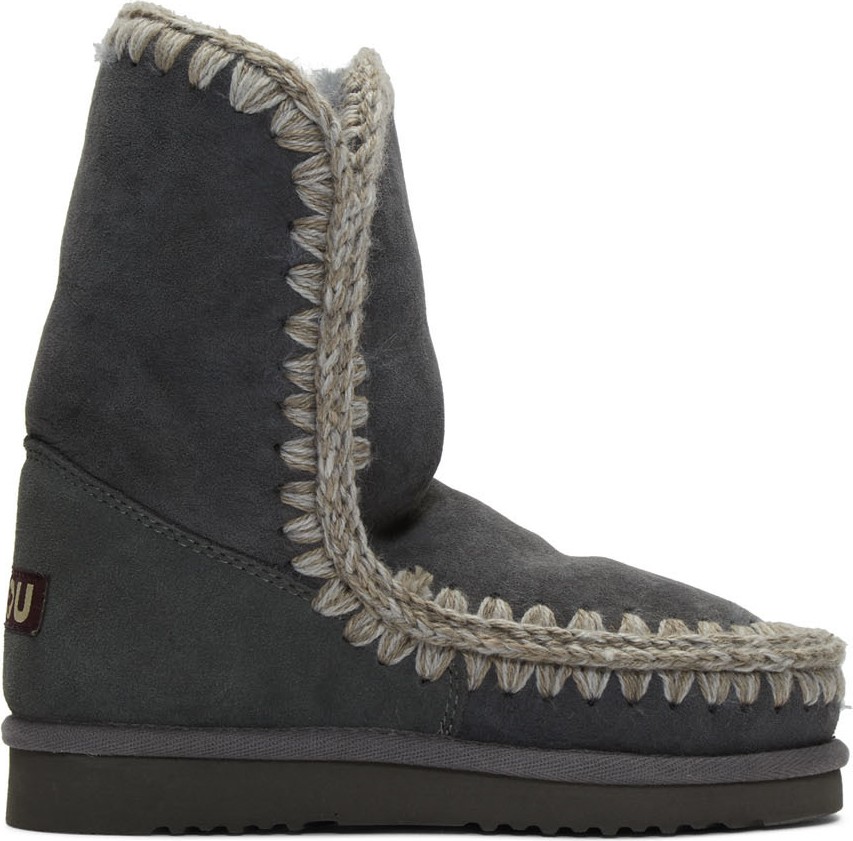 Mou Grey 24 Mid-Calf Boots