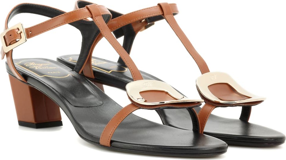 Roger Vivier Chips leather sandals