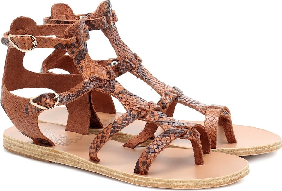 Ancient Greek Sandals Stephanie leather sandals