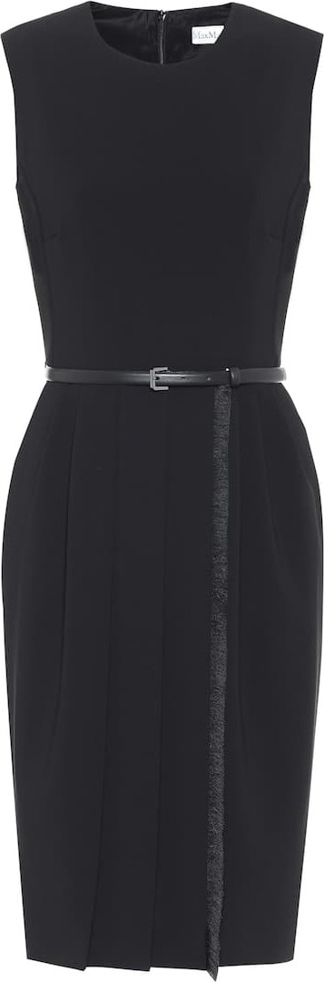 Max Mara Pedale belted jersey dress
