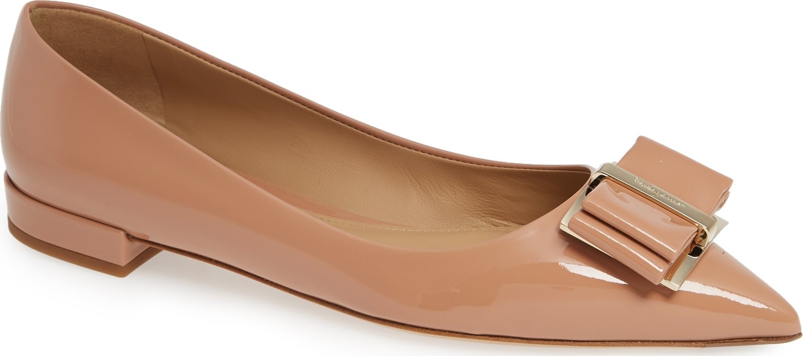 Salvatore Ferragamo Zeri Pointy Toe Flat