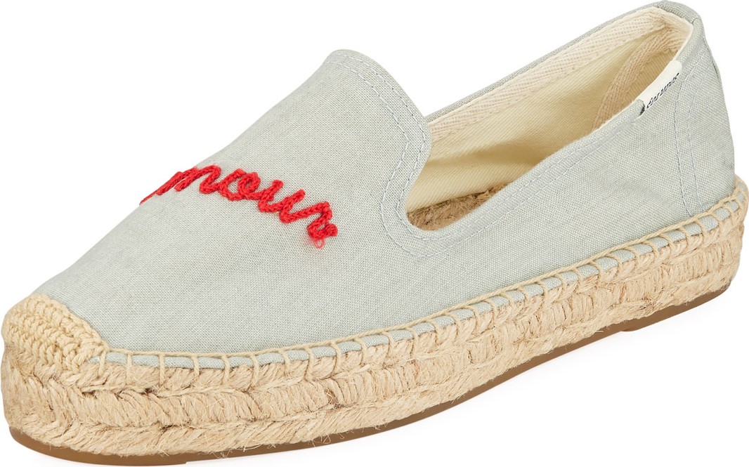 Soludos Mon Amour Espadrille Smoking Slippers