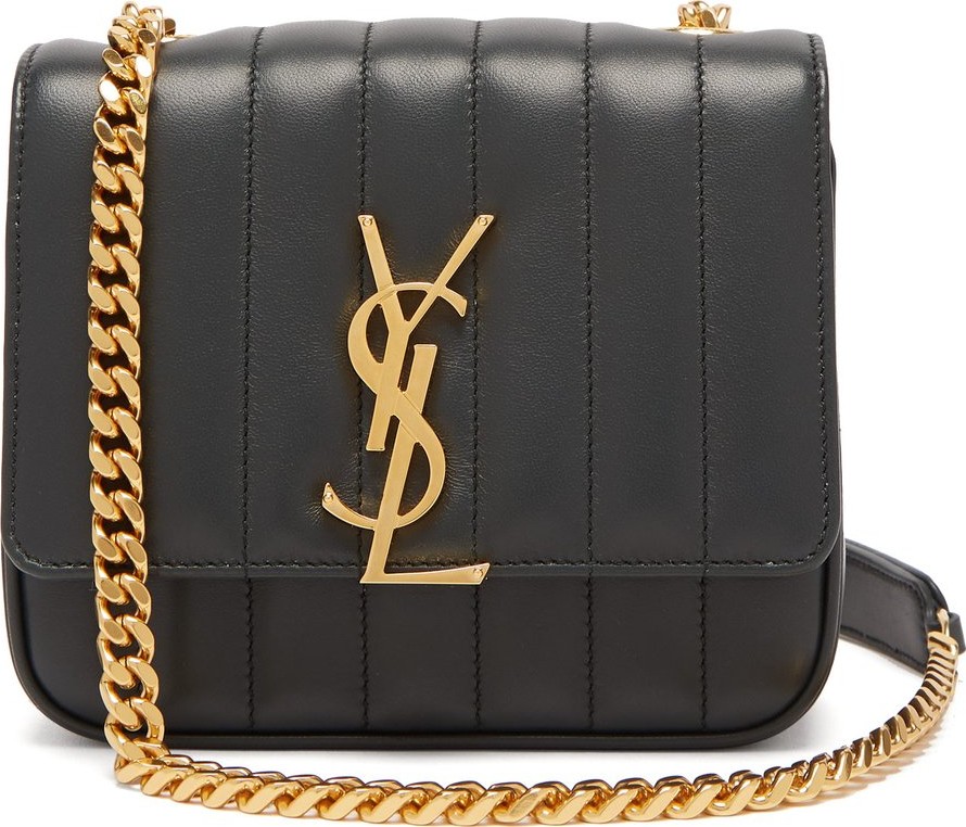 Saint Laurent Vicky small leather bag