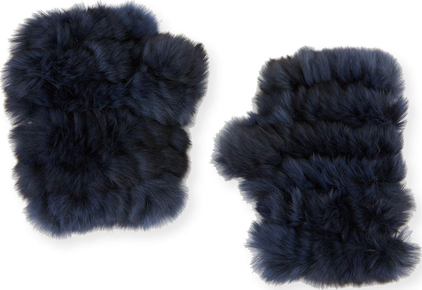 Jocelyn Fingerless Fur Mittens