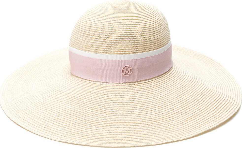Maison Michel natural pink hat