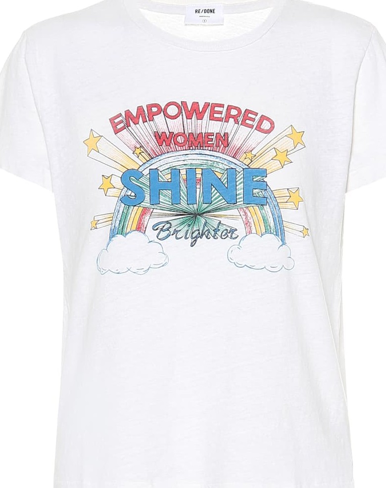 RE/DONE Printed cotton T-shirt