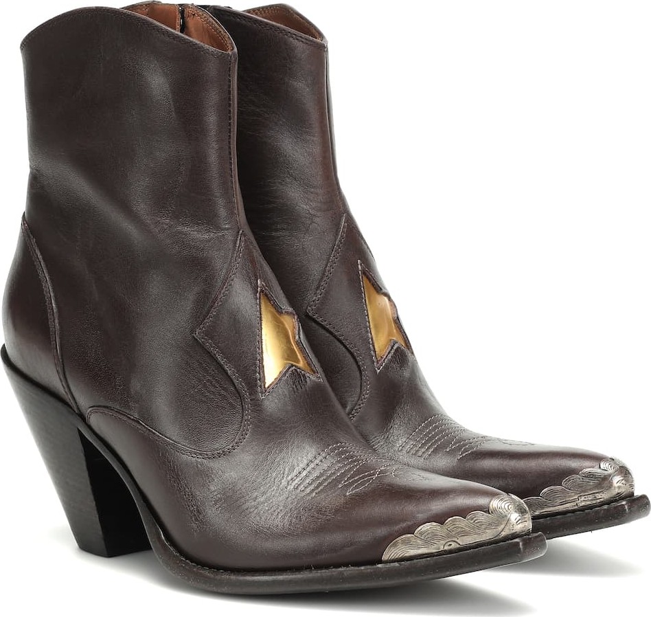 Golden Goose Deluxe Brand Nora leather cowboy boots