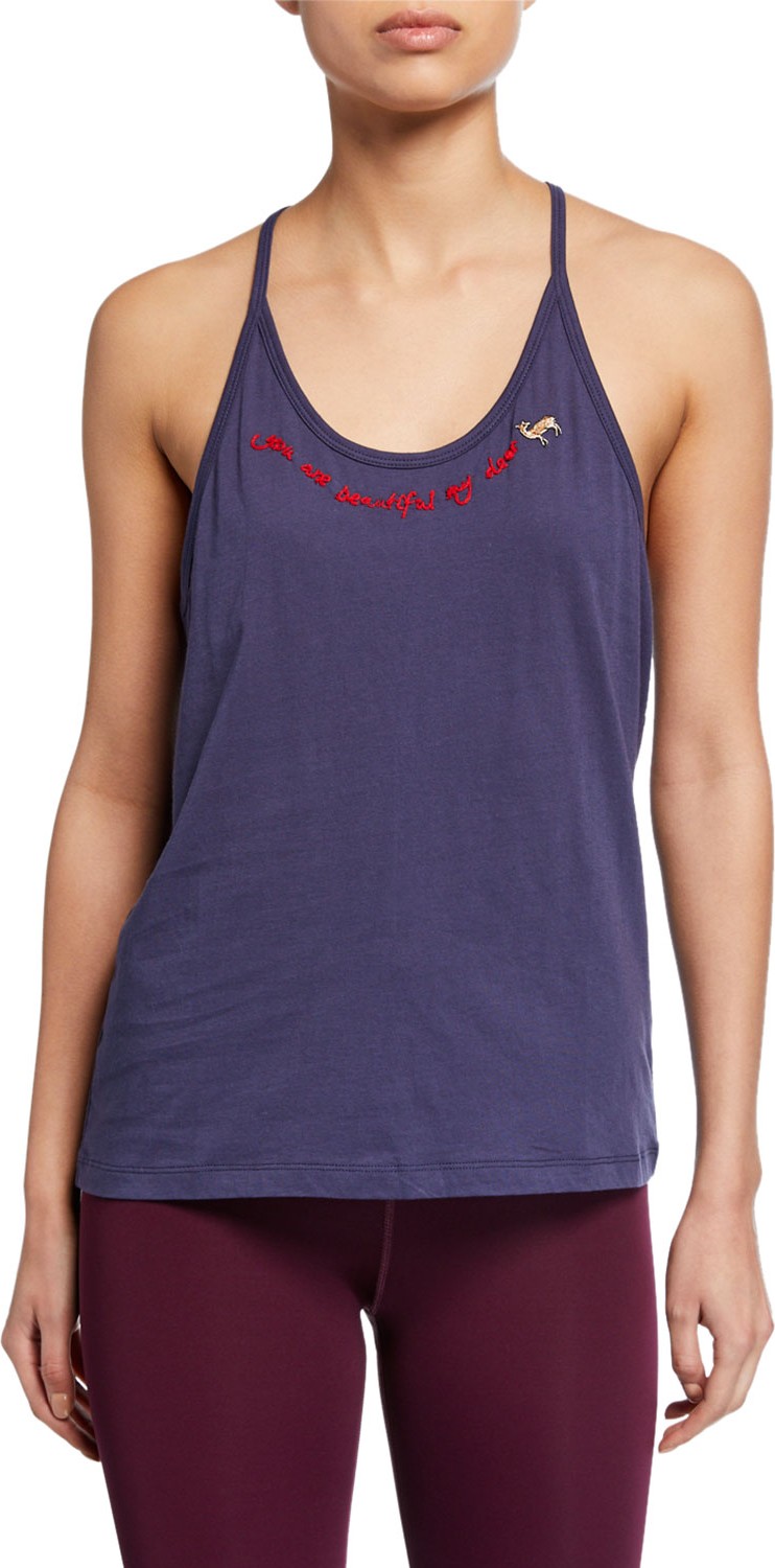 The Upside Kendall Deer Racerback Active Tank