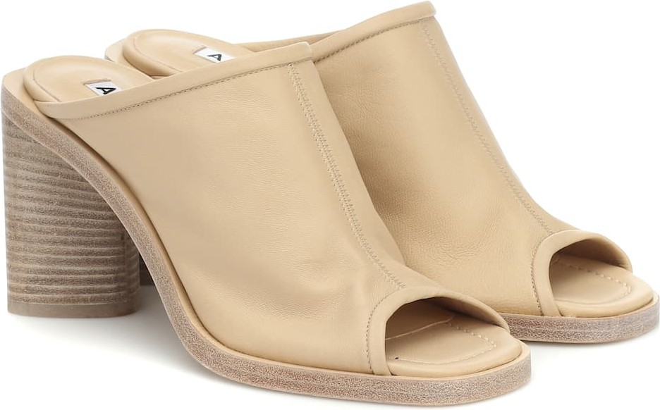 Acne Studios Exclusive to Mytheresa – Bernis leather mules