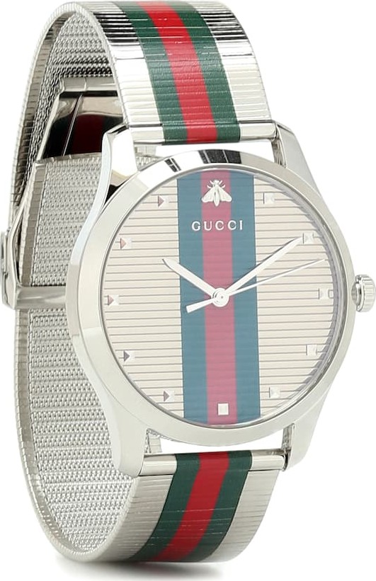 Gucci G-Timeless 42mm stainless steel watch