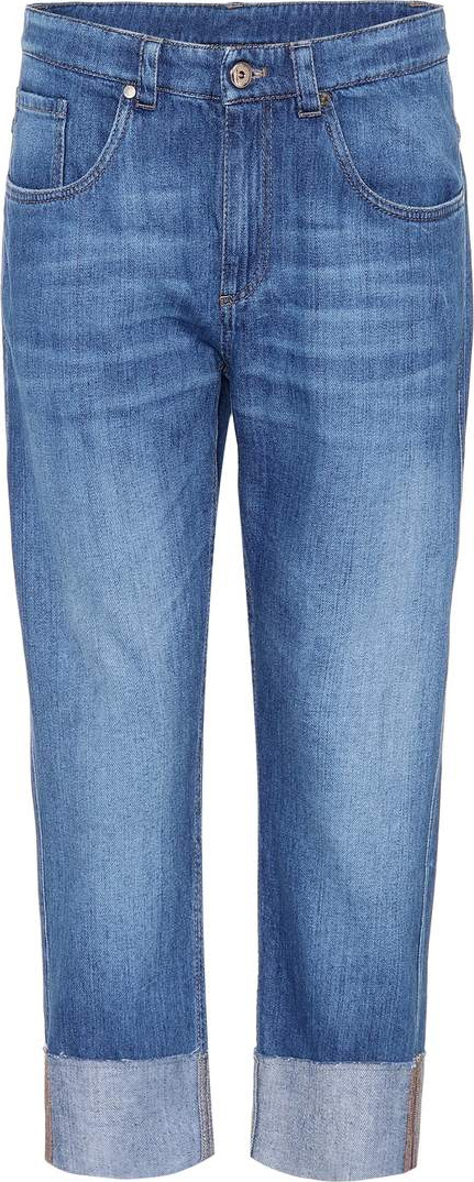 Brunello Cucinelli Cuffed cropped jeans