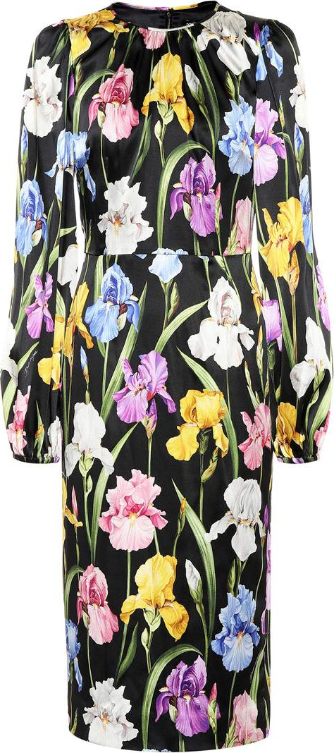 Dolce & Gabbana Floral silk dress