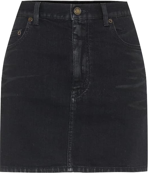 Saint Laurent Denim miniskirt