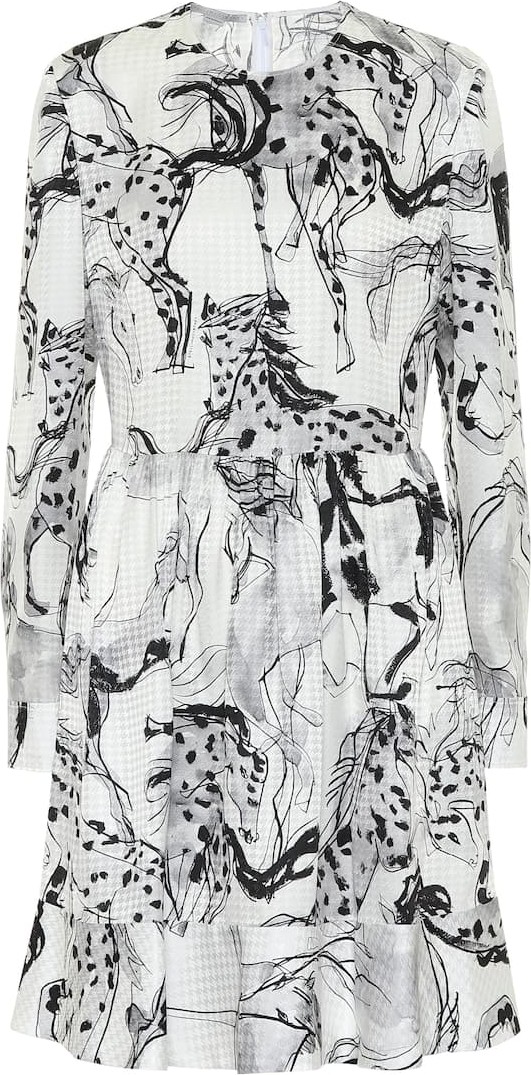 Stella McCartney Kalyn printed silk-jacquard dress
