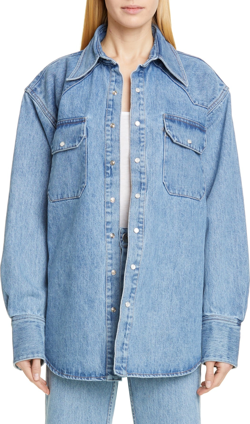 Matthew Adams Dolan Western Denim Shirt
