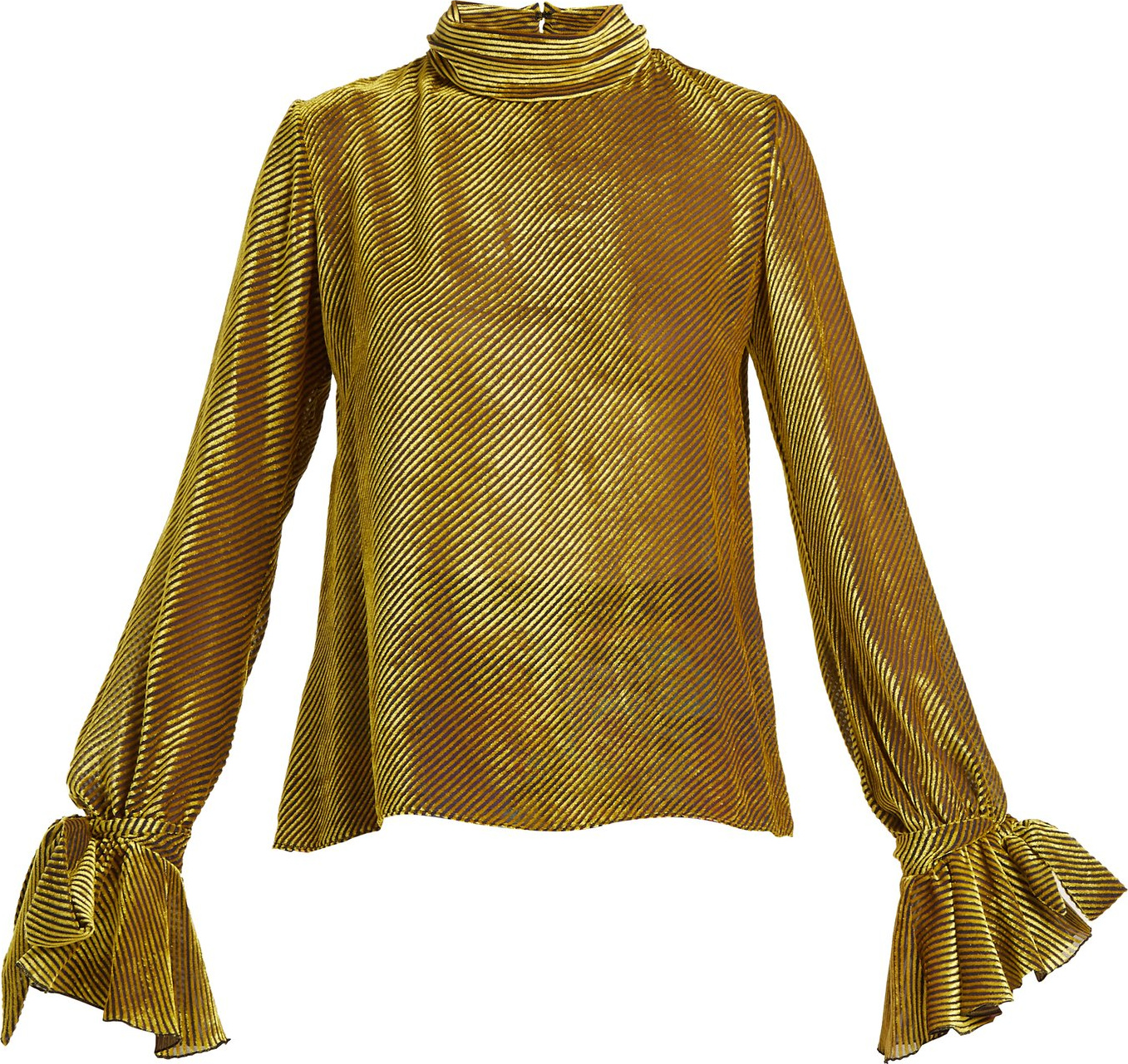 Mary Katrantzou Freda velvet devoré blouse