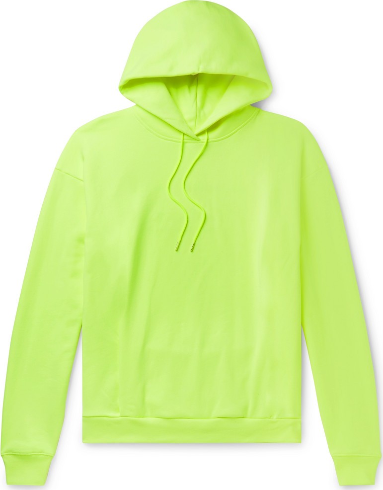 Martine Rose Fleece-Back Cotton-Jersey Hoodie