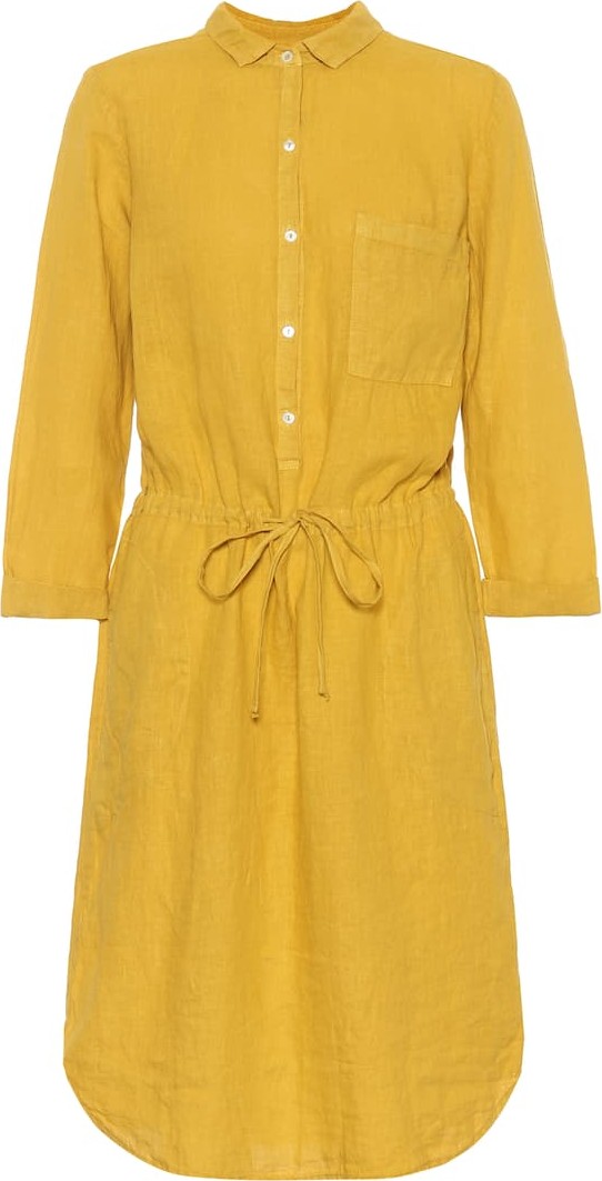 Velvet By Graham & Spencer Tristana linen shirt dress