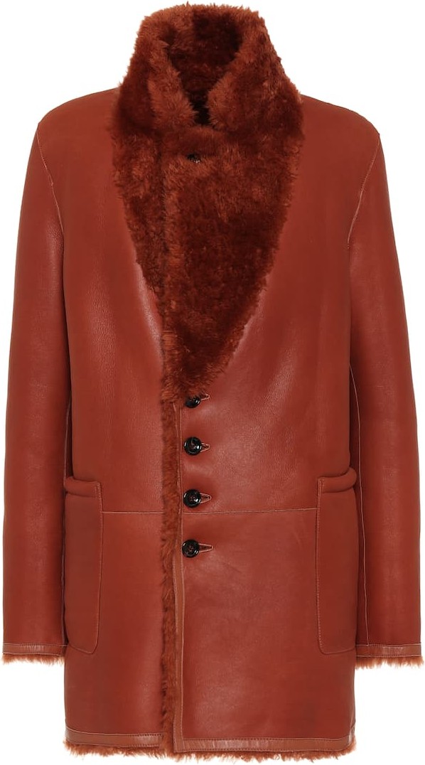 Joseph Leather and shearling coat