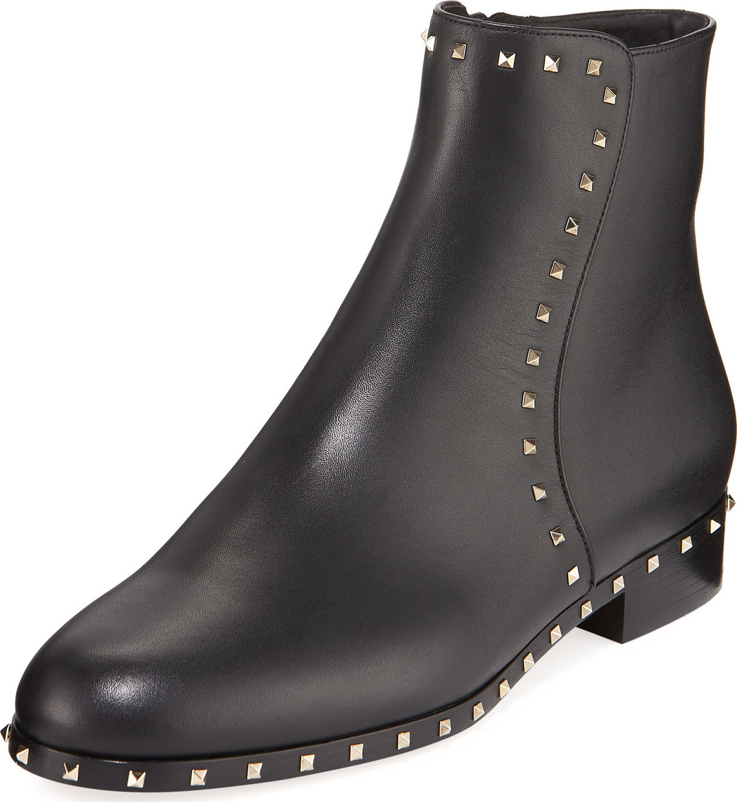 Valentino Rockstud Soul Zip Booties