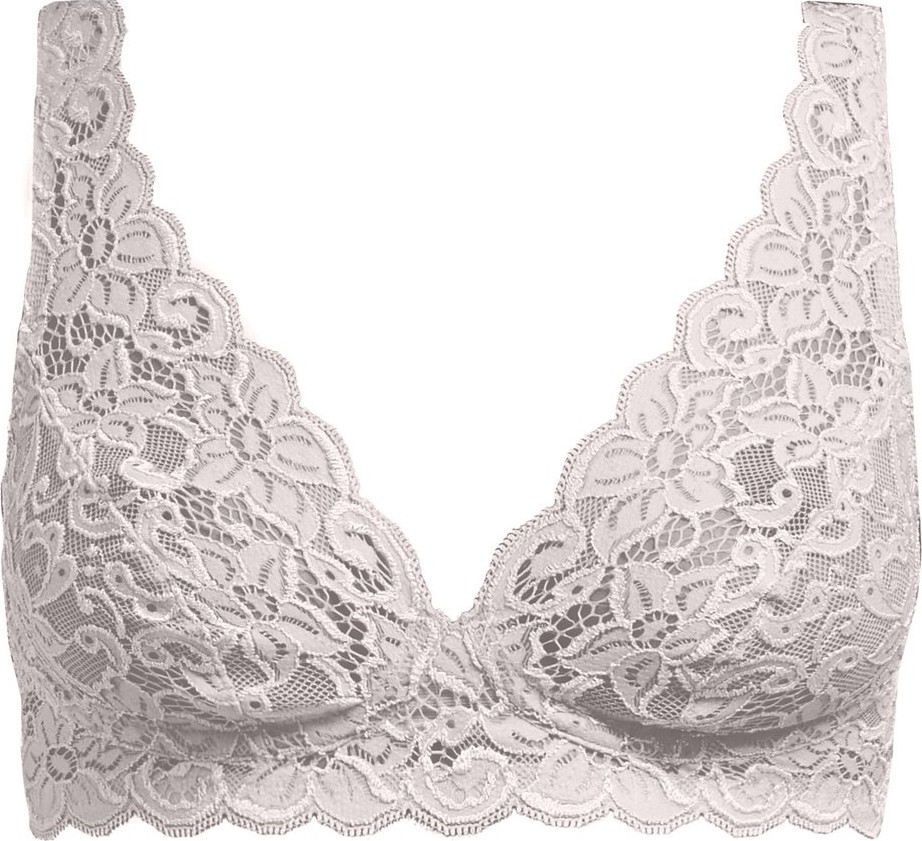 Hanro Moments floral-lace soft-cup bra