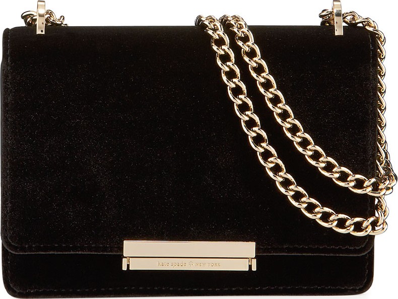 Kate Spade New York cameron street velvet hazel crossbody bag