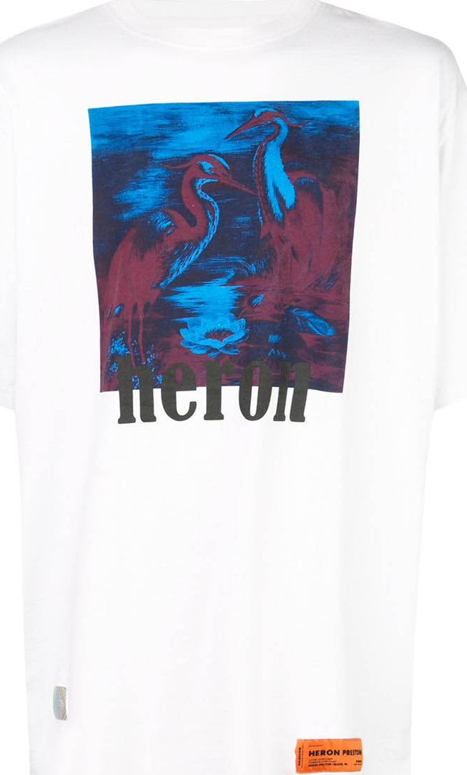 Heron Preston Heron bird print shirt