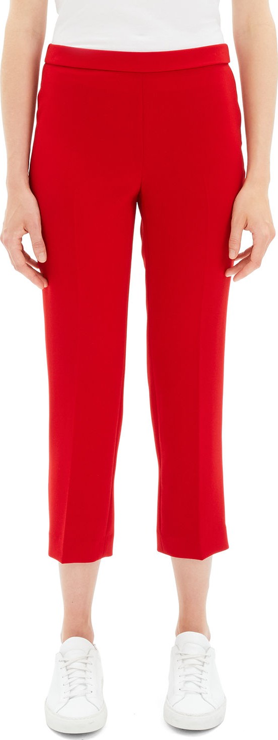 Theory Basic Crepe Pull-On Cropped Pants